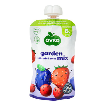 Ovocné pyré zahradní směs mix 120 g Ovko
